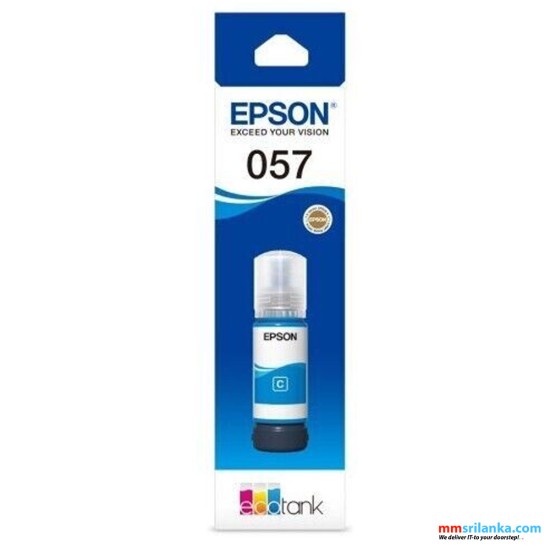 EPSON 057 CYAN INK BOTTLE FOR L8050/L18050/L8150W